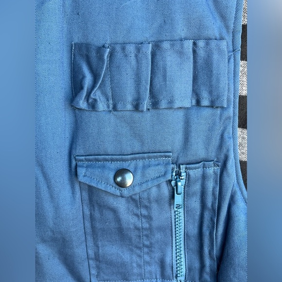 90s Cargo Utility Vest Vintage Ozark Trail deadstock Medium - Picture 4 of 7